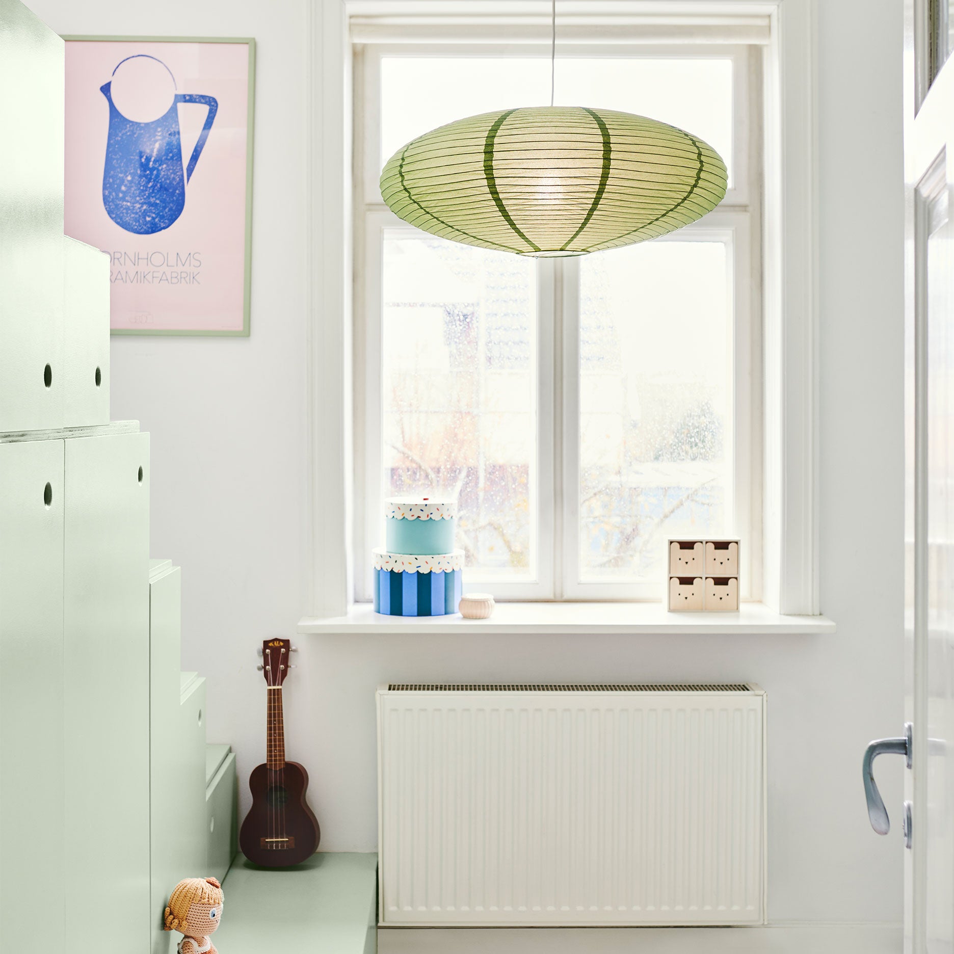 Villo 60 Lampenschirm – Staubgrün